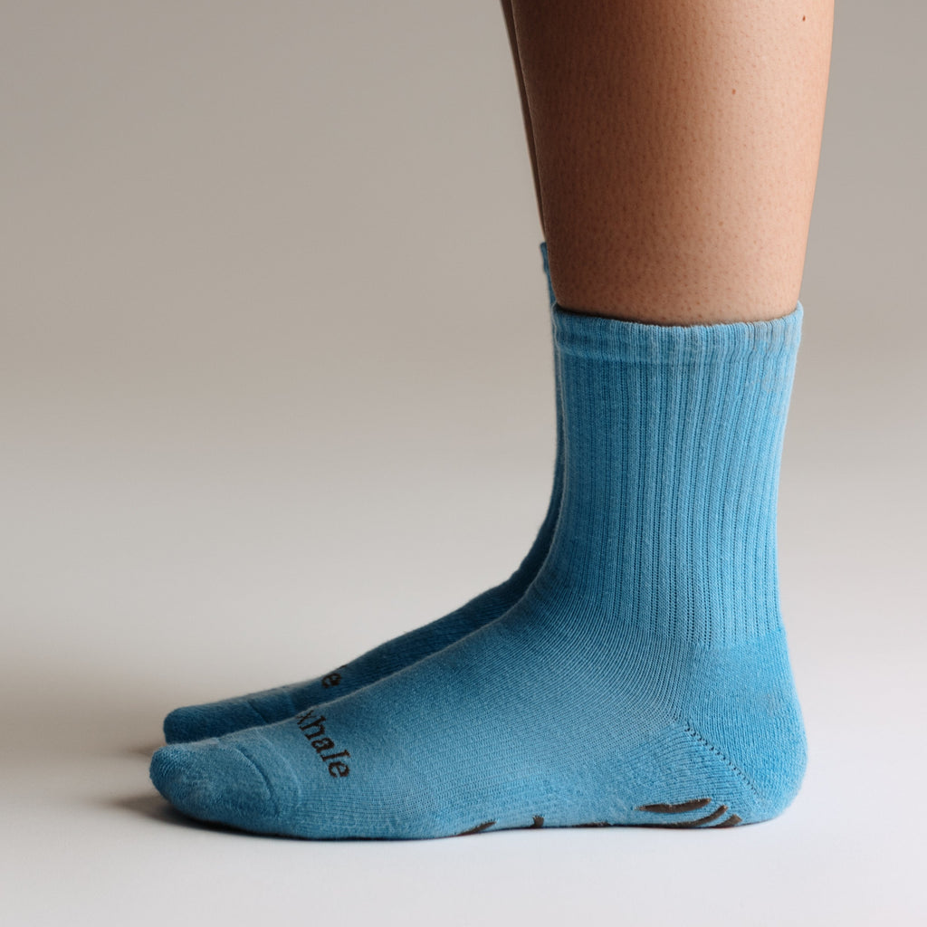 Inhale, Exhale Grip Socks