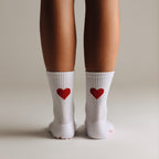 Mon Amour Heart Grip Socks