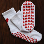 Mon Amour Heart Grip Socks